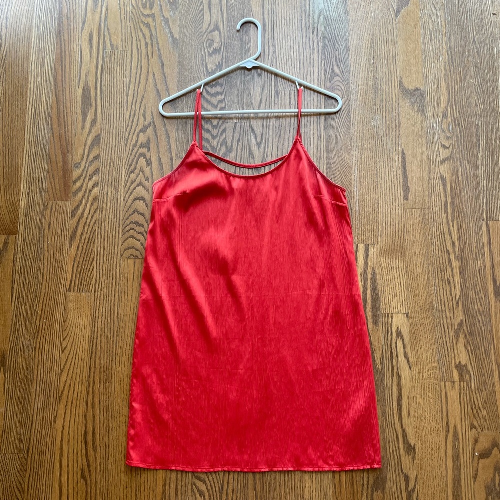 Coral French Connection shift dress